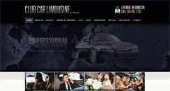 Desktop Screenshot of clubcarlimo.com