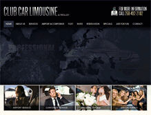 Tablet Screenshot of clubcarlimo.com